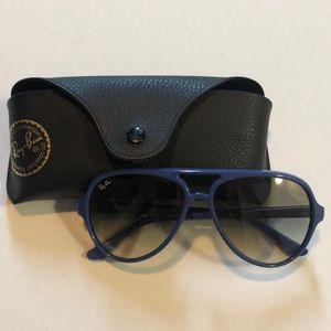 Purple-blue Ray-Ban sunglasses